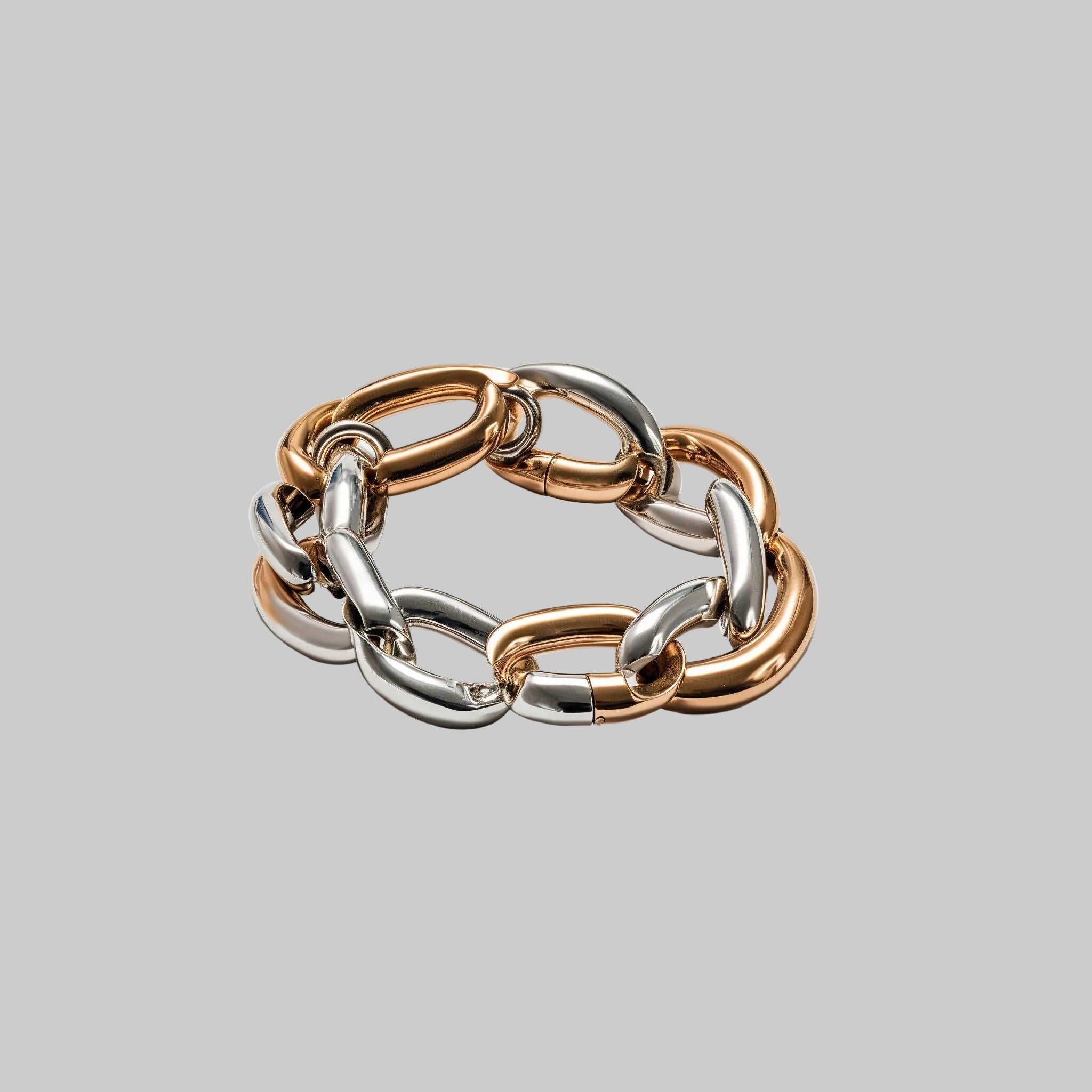 Gold/Silver Chain Link Bracelet
