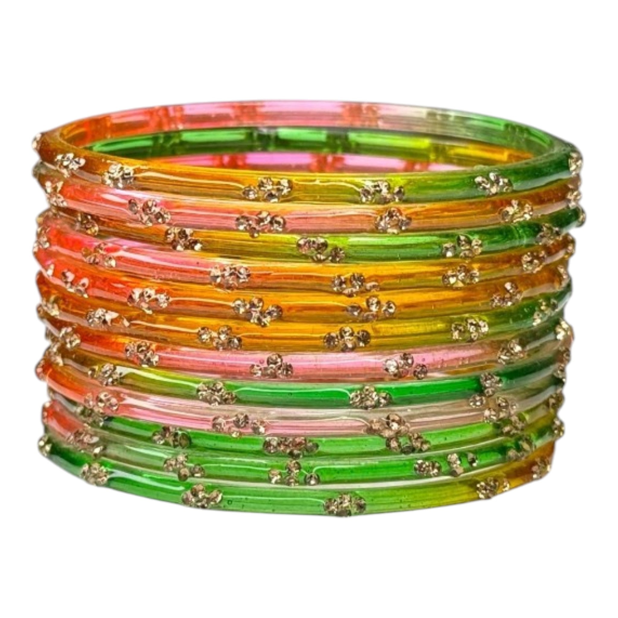 Gradient Multicolor Bangles