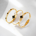 Clover Trinity Gold Bracelets
