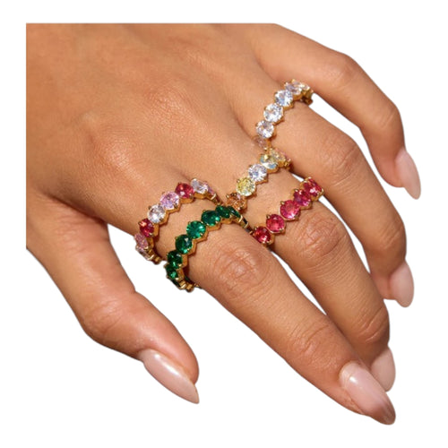 Bold Gem Rings